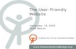 The User-Friendly Website