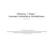 iPhone / iPad - Human Interface Guidelines