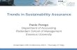 GRI Conference - 27 May - Perego - Assurance Of Sustainability Reporting