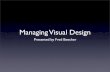 Managing Visual Design in Axure