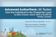 Advanced AuthorRank: 25 Tactics, from the individual to the enterprise level