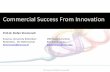 Commercial Success from Innovation
