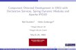 Component Oriented Development in OSGi with Declarative Services, Spring Dynamic Modules and Apache iPOJO