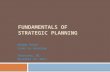 Fundamentals of Strategic Planning - Helder Ponte