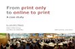 Jan Eric Peters, Die Welt, Inside Axel Springer: The Online to Print Experiment, 12 June