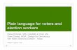 IACREOT - Plain language for voters and poll workers