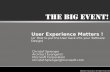 User Experience Matters - Denver Jan - shortend
