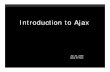 Ajax   Introduction   Presentation