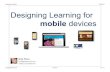 Designing Mobile Learning #LSCON13