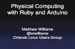 Physical Computing with the Arduino platform and Ruby