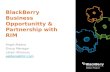 BlackBerry Business Opportunity & Partnership with Us
