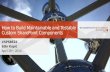 Maintainable Testable SharePoint Components SPSBE 2014