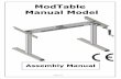 ThermoDesk ELEMENTAL Base (ModTable) Assembly Manual - 8000s version 4.7