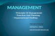 Principle of management