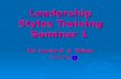 Laurie Talbot Leadership Styles1