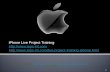 iPhone live project training