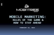 MobiTree FTMA Conference 2012: Mobile Marketing & Rules to Stay Ahead of The Game