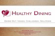 Healthy Restaurant Dining: Insights, Challenges, and Solutions