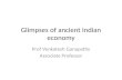 Glimpses of ancient indian economy