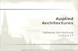 17 applied architectures