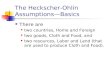 Heckscher Ohlin Model