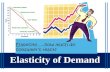 Class 5 measurements and types of elasticity of demand