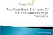 Top four basic elements of a good squeeze page template