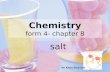 SPM Form 4 Chapter 8 Salt