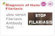 ubio sensit Filariasis Antibody rapid test