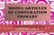 Articles of Cooperation for Primary Cooperative