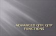 QTP Functions