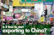 Exporting to China: Key Facts