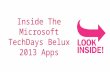 Inside the Microsoft TechDays Belgium Apps