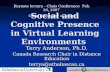 Social and Cognitive Presence in Virtual Learning Environments