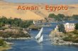 Aswan - Egypto. Corniche - Aswan Tumba del Aga Khan –en frente a Aswan.