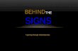 Behind the signs book release