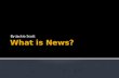 What is news  brief history