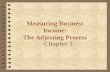CHAPTER 3  Measuring Business Income:  The Adjusting Process