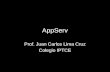 AppServ Prof. Juan Carlos Lima Cruz Colegio IPTCE.