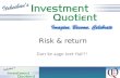 Investment – risk & return