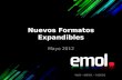Nuevos Formatos Expandibles Mayo 2012. Nuevos Formatos Expandibles EMOL ha creado dos nuevos formatos expandibles, disponibles en el detalle de noticias.
