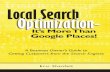 Local Search Optimization - It's More Than Google Places Preview
