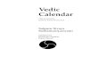 Vedic Calendar Intro