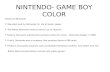 Nintendo- Game Boy Color