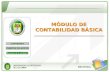 MÓDULO DE CONTABILIDAD BÁSICA CONTENIDO FUENTES DE APOYO Resumen de la unidad D.