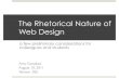 Notes on the Rhetoric of Web Design