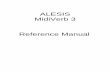 Alesis Midiverb3 Manual