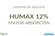 CONTROL DE MALEZAS HUMAX 12% MAYOR ABSORCIÓN SAGRISA.