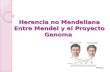 Herencia no Mendeliana Entre Mendel y el Proyecto Genoma.