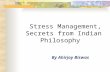 Stress Management Secrets From Indian Philosophy